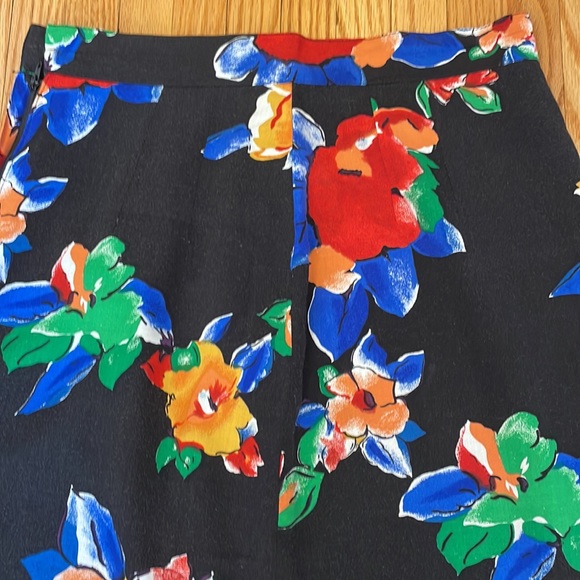 Vintage Beechers Brook High-Waisted Floral Skirt, sz 8 - Picture 6 of 13